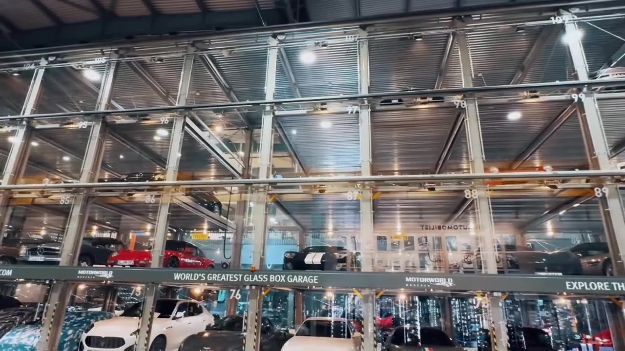 Exploring the World's Largest Glass Box Facility: Exclusive Car Storage and Meetup Spot