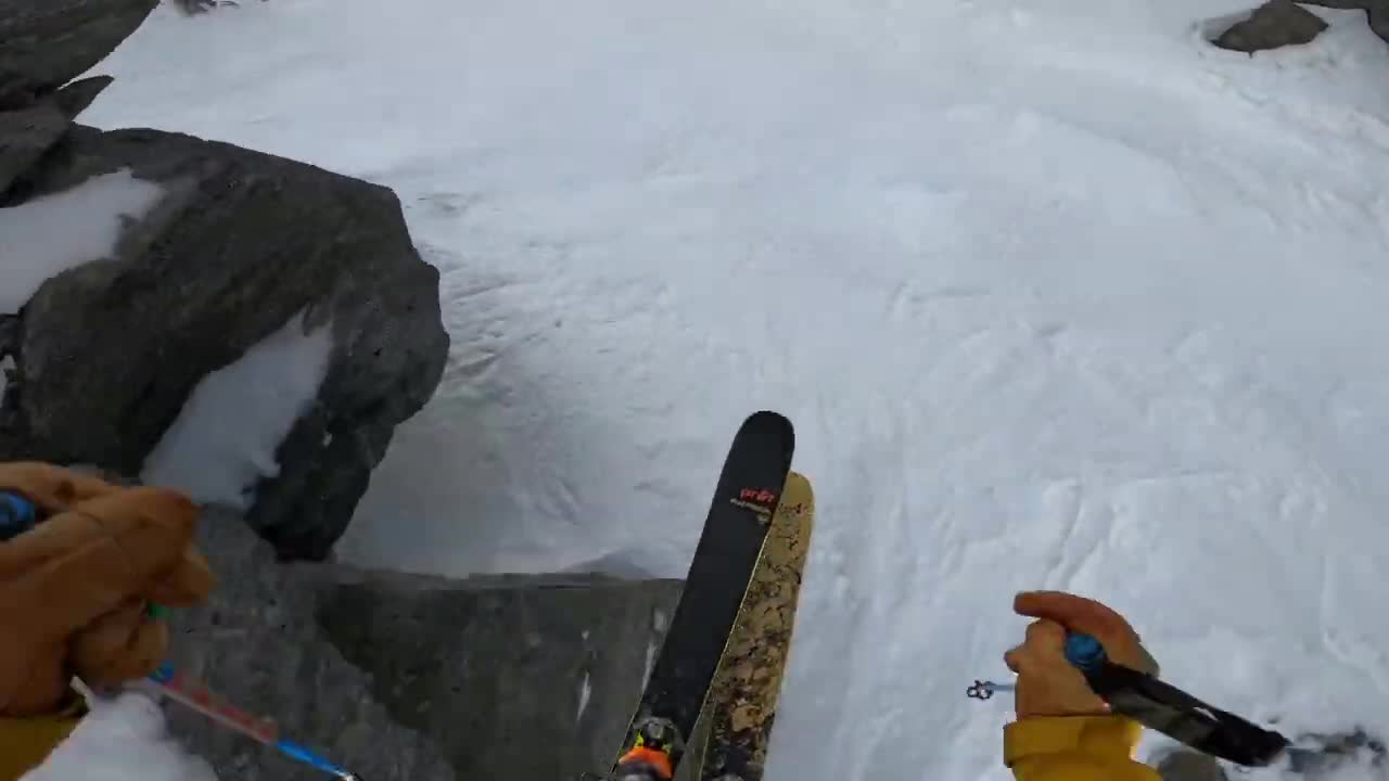 Alta Chutes Line. Remarkable