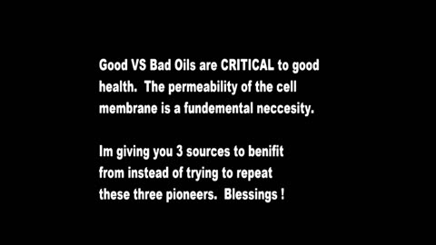 Good vs Bad Oils