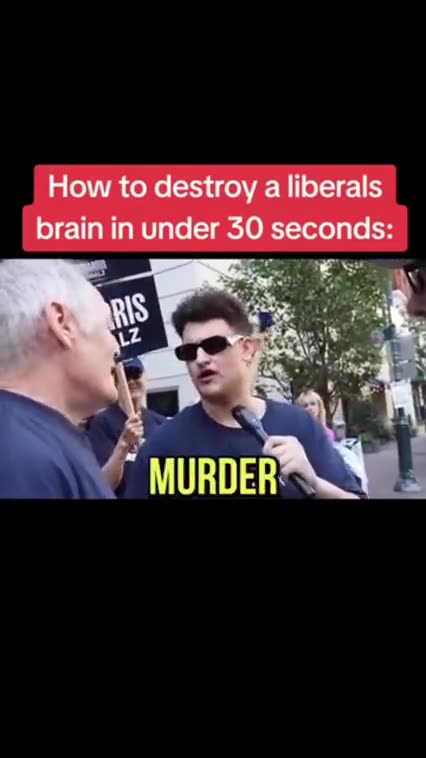 HOW TO DESTROY A LIBERAL'S BRAIN 🧠 IN UNDER 30 SECONDS