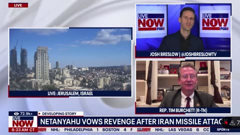 Rep. Burchett joins Fox News Live on Israel/Iran conflict, Middle East