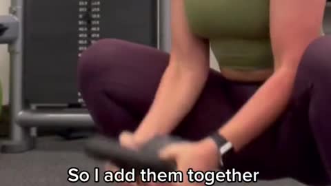 Oh look a deep squat hold and a bicep curl