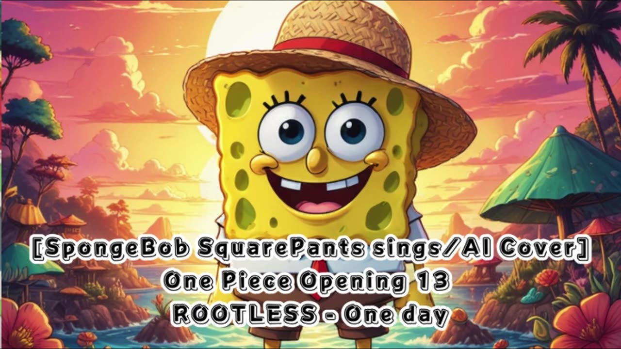 [SpongeBob sings/AI Cover] One Piece Opening 13 The ROOTLESS - One day