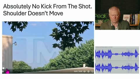Crooks' TMZ Vid: Visible for Shot 1, NO RECOIL No Body Movement, No Sign He Shot