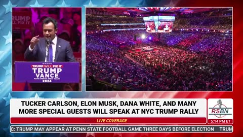 Vivek Ramaswamy Delivers Remarks at Madison Square Garden