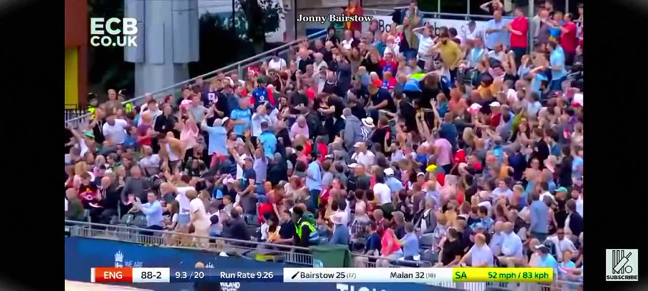 England vs South Africa T20 | Jonny Bairstow big six.