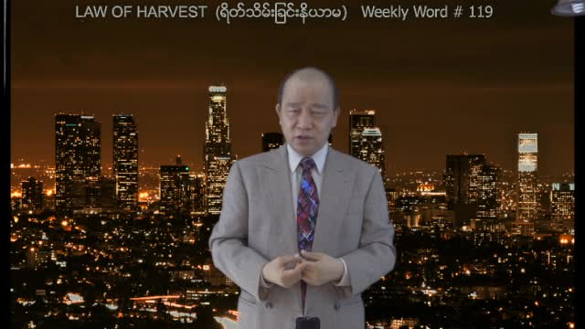 Weekly Word #119 - Law of Harvest (ရိတ္သိမ္းျခင္းနိယာမ)