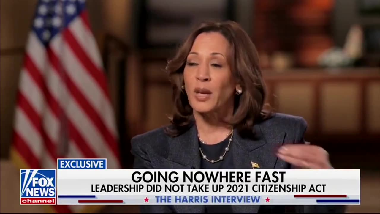 VP Harris Gets PRESSED Over The Border Crisis