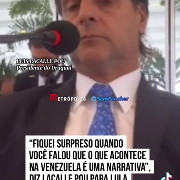 O presidente do Uruguai, Luis Lacalle Pou