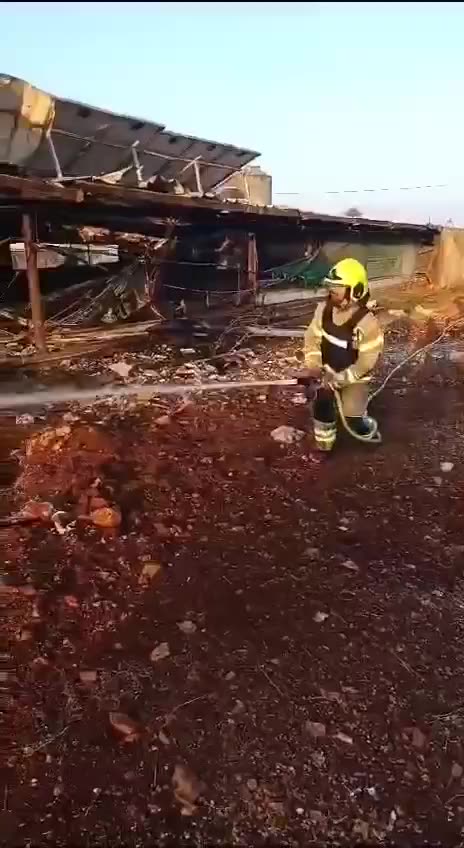 Damage in Israel from Hezbollah attack