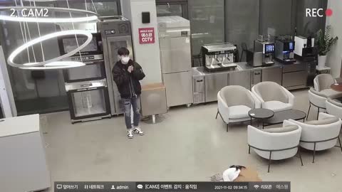 She busted dance moves during work, a customer walked in on her!
