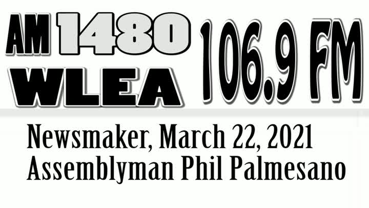 Wlea Newsmaker, March 22, 2021, Assemblyman Phil Palmesano