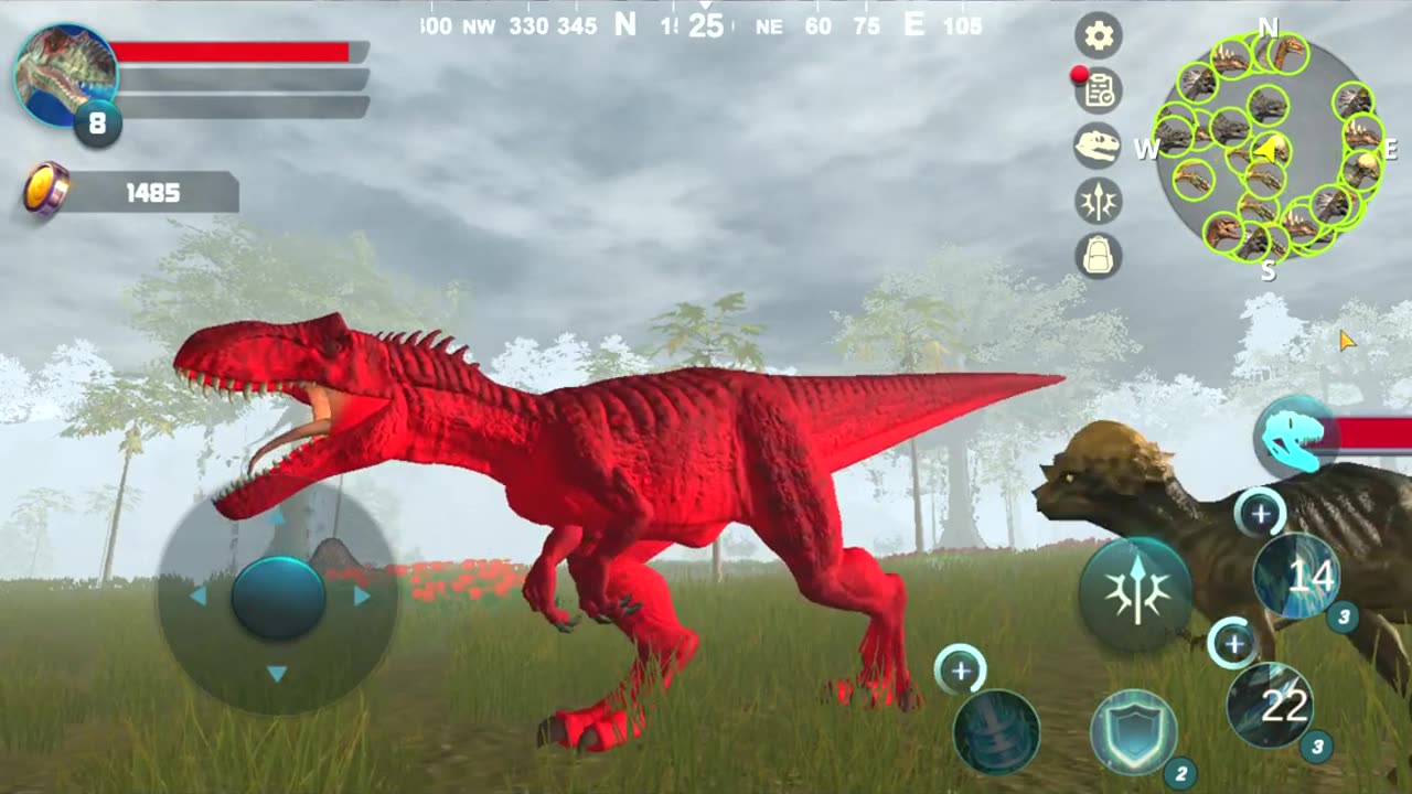 Dinosaur Fights in Allosaurus Simulator Game - Part 6