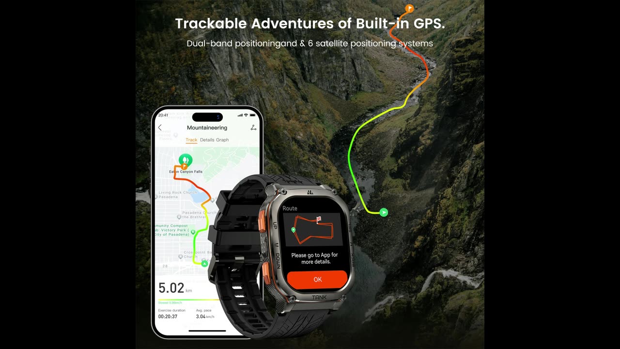 KOSPET TANK M3 Ultra GPS Smartwatch