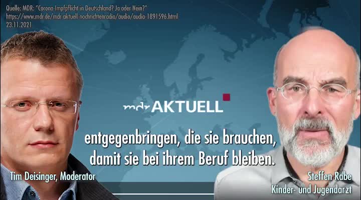 MDR! Unbedingt anhören! Herzmuskelentzündung 1:5000!!!