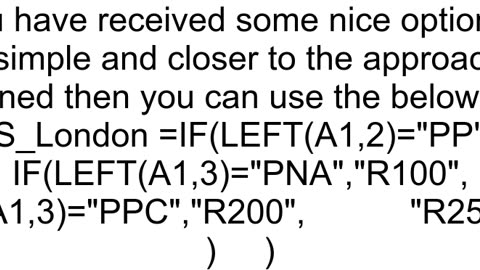 Excel IF cell column contains x value then returncharge x value