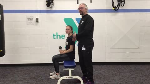 DB shoulder press