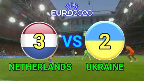 Netherlands vs Ukraine EURO 2020 All Goals (3-2)