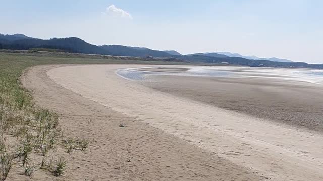 Sinduri white sand beach, Korea