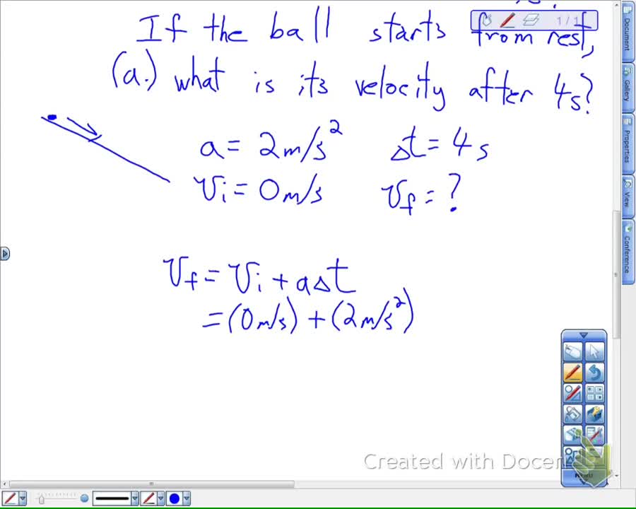 Kinematic Equations Lesson