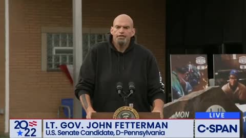 John Fetterman STRUGGLES to Get Through Speech