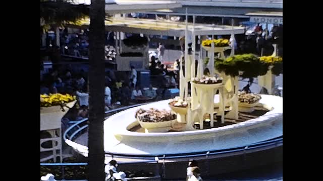 Take a Walk-up "Main Street" and a Ride on "It's a Small World" at Disneyland California. [No Sound]