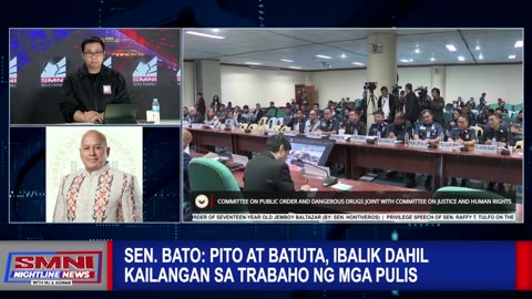 Sen. Bato: Pito at batuta, ibalik dahil kailangan sa trabaho ng mga pulis