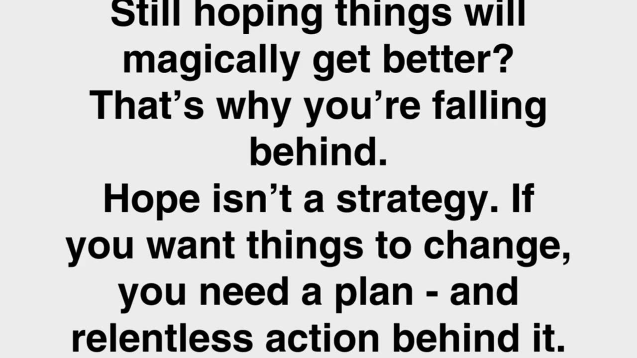 Still Waiting for Change? That’s Why You’re Falling Behind.