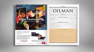 OILMAN Magazine Print Advertising