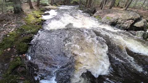 River is flowing