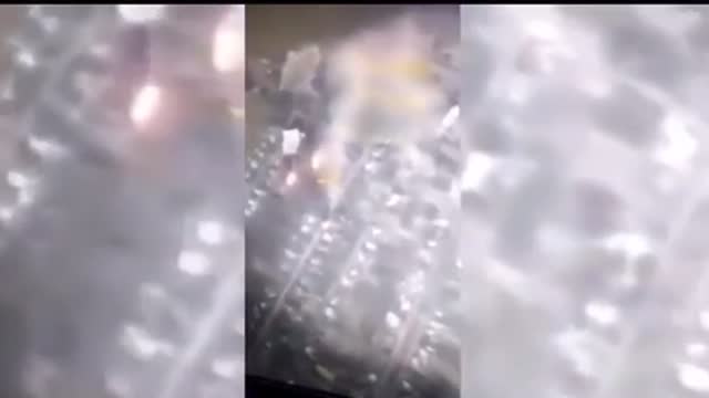 Ukrainian artillery targets Russian column