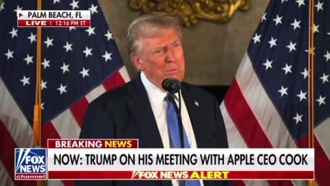 President Trump "The first term everyone was fighting me".