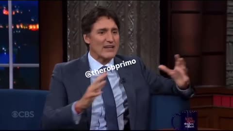 Trudeau on talk show (truth be told)