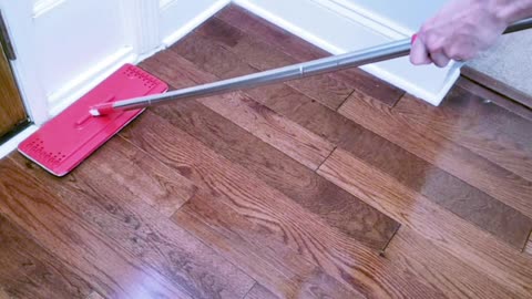 TETHYS Flat Floor Mop and Bucket Set for Professional Home Floor Cleaning System
