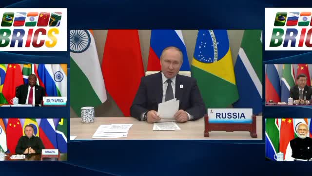 Putin Speaks at BRICS Summit