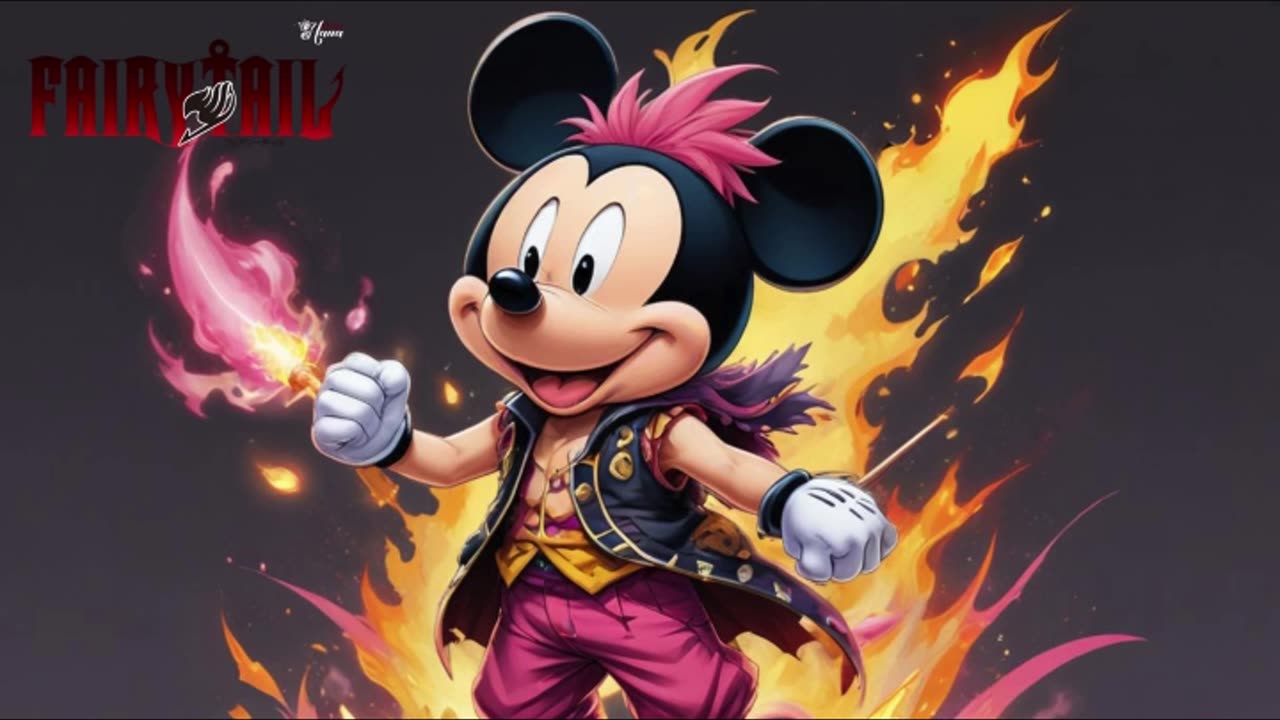 [Mickey Mouse sings/AI Cover] Fairy tail OP 20 Tatsuyuki Kobayashi & Konomi Suzuki - NEVER-END TALE