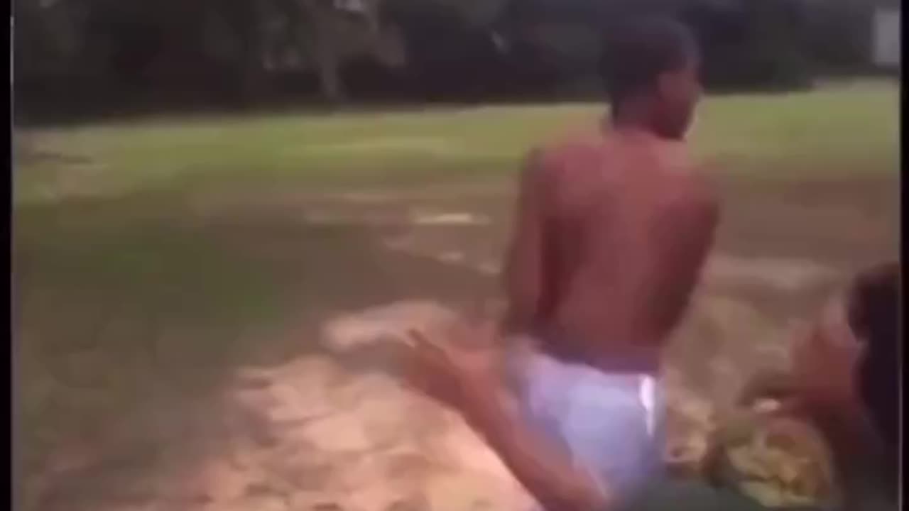 Bro smacked him 4times and he didn't die