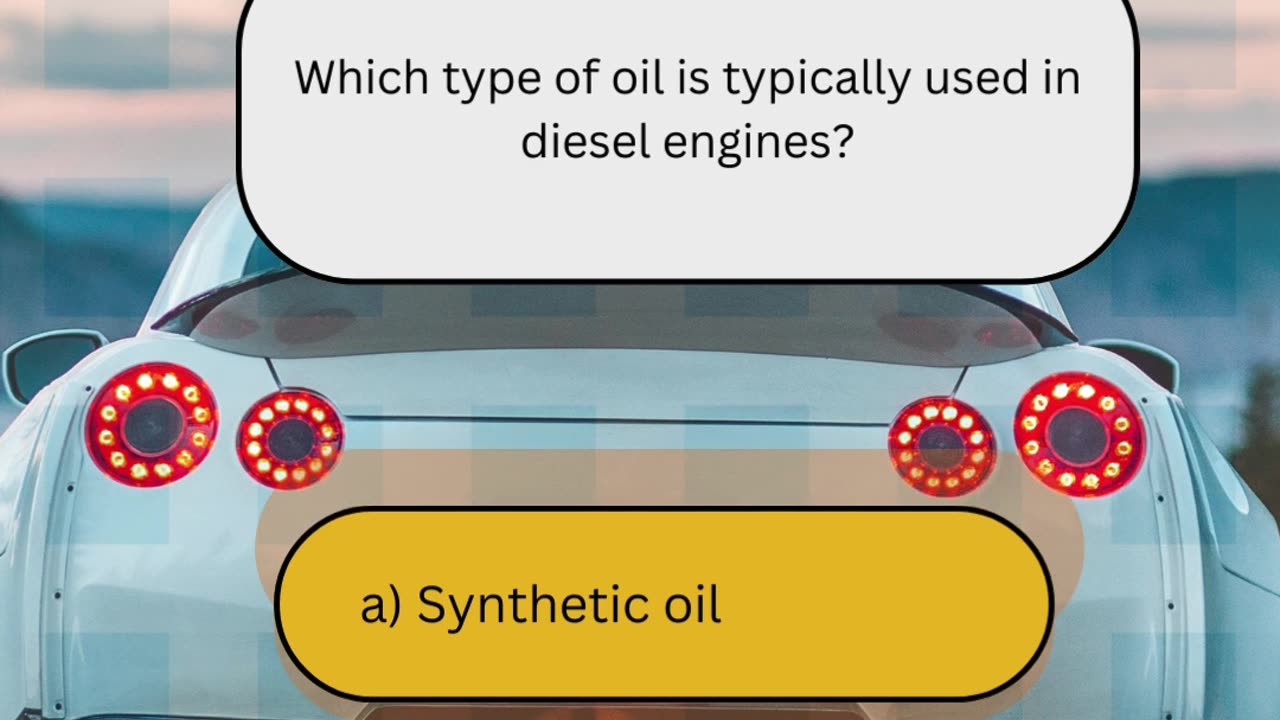 Basic Car Repair Knowledge Question 4