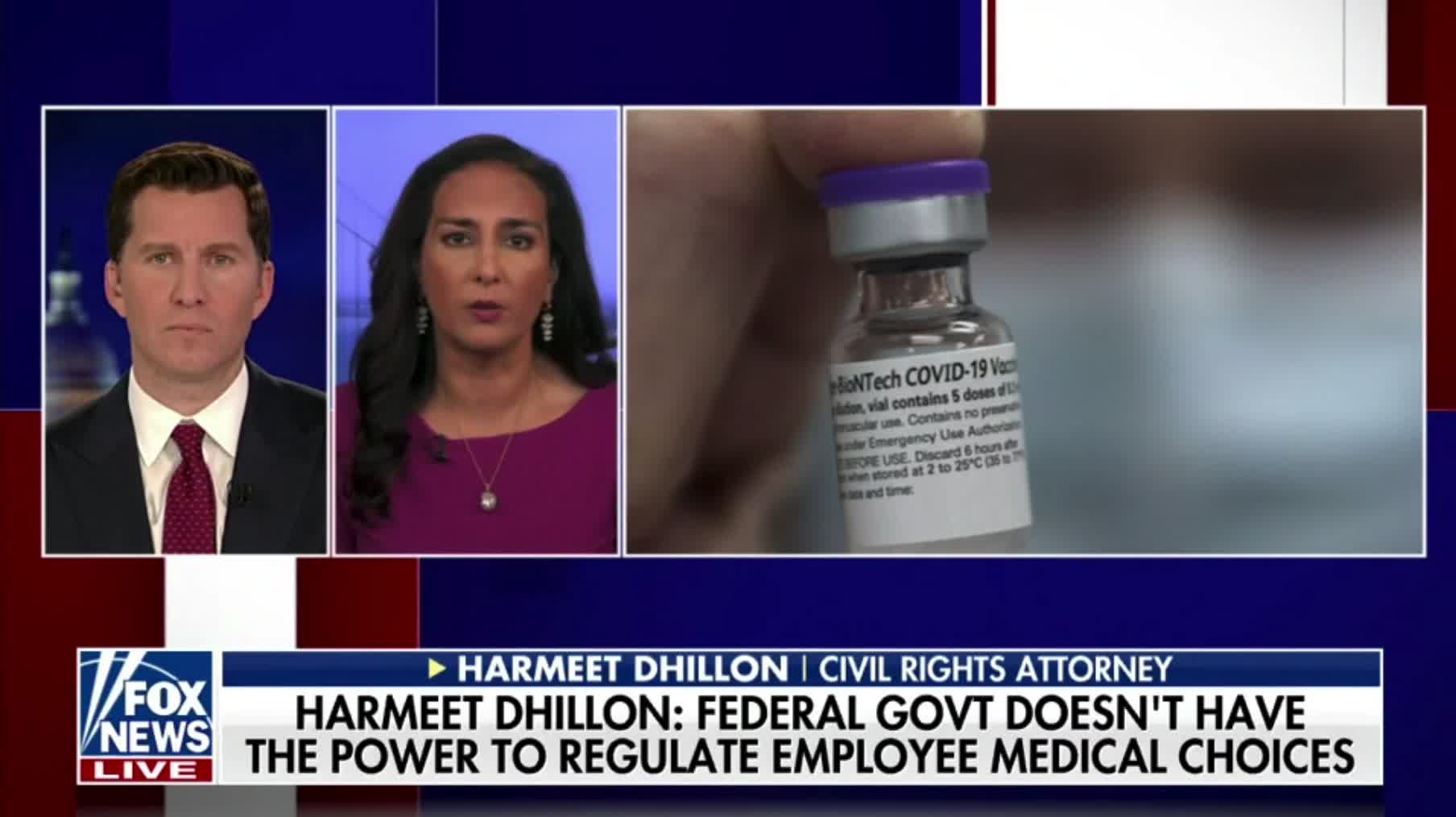 Harmeet Dhillon provides an update on employers fighting Biden's vaccine mandate