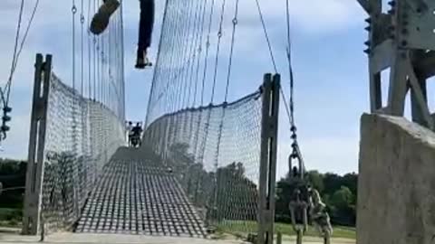 OMG😱 Desi Boy Climb on an IRON Bridge!!