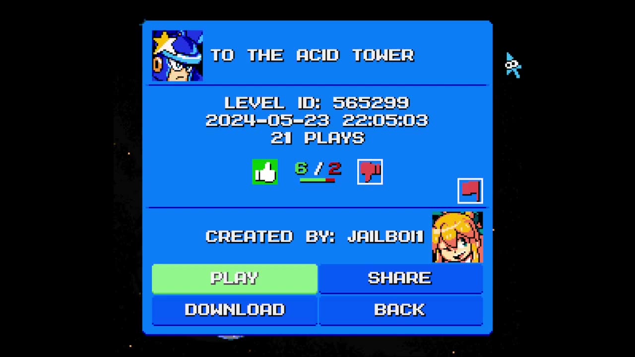 Mega Man Maker Level Highlight: "To The Acid Tower" by JailBoi1