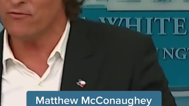 Matthew McConaugheyPushes for Gun Reform at