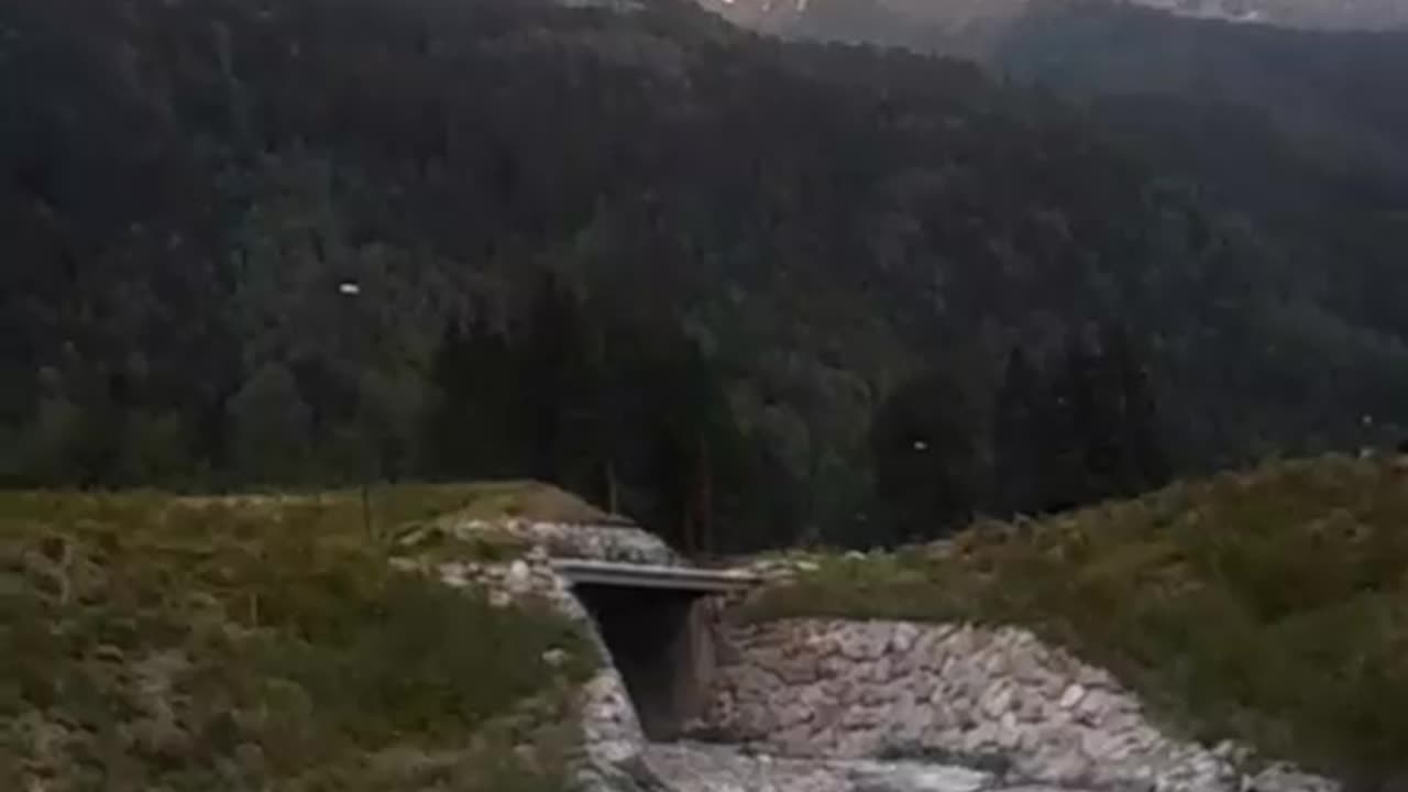 Melting Ice in the Mountains of France