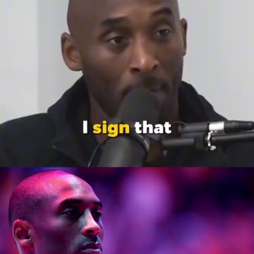 Kobe Bryant’s secret deal with himself 🤫
