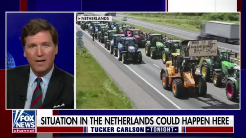 Tucker Carlson breaks down the farmers protests in the Netherlands!!