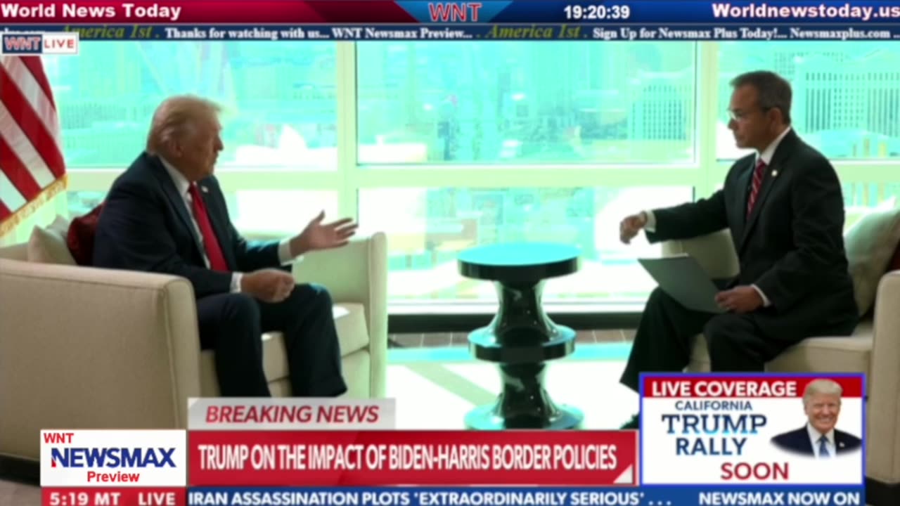 Trump Interview with Chris Salcedo 10-12-2024