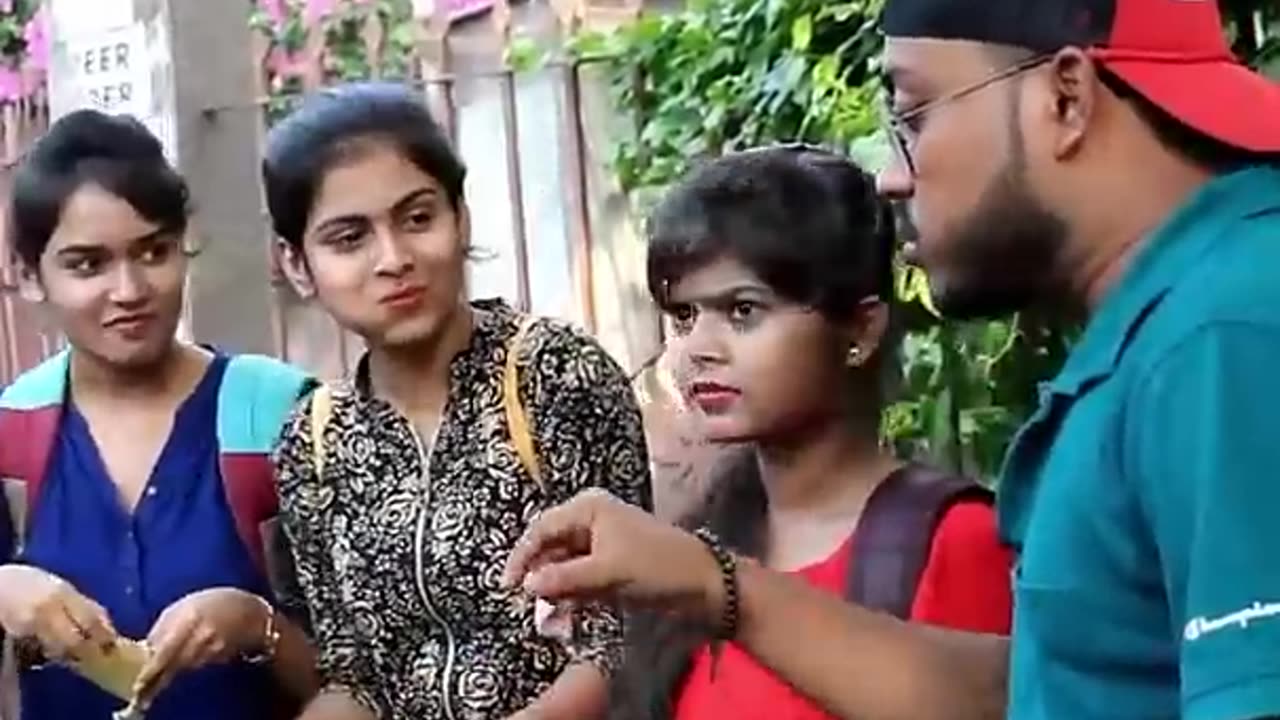 Girl pani puri prank