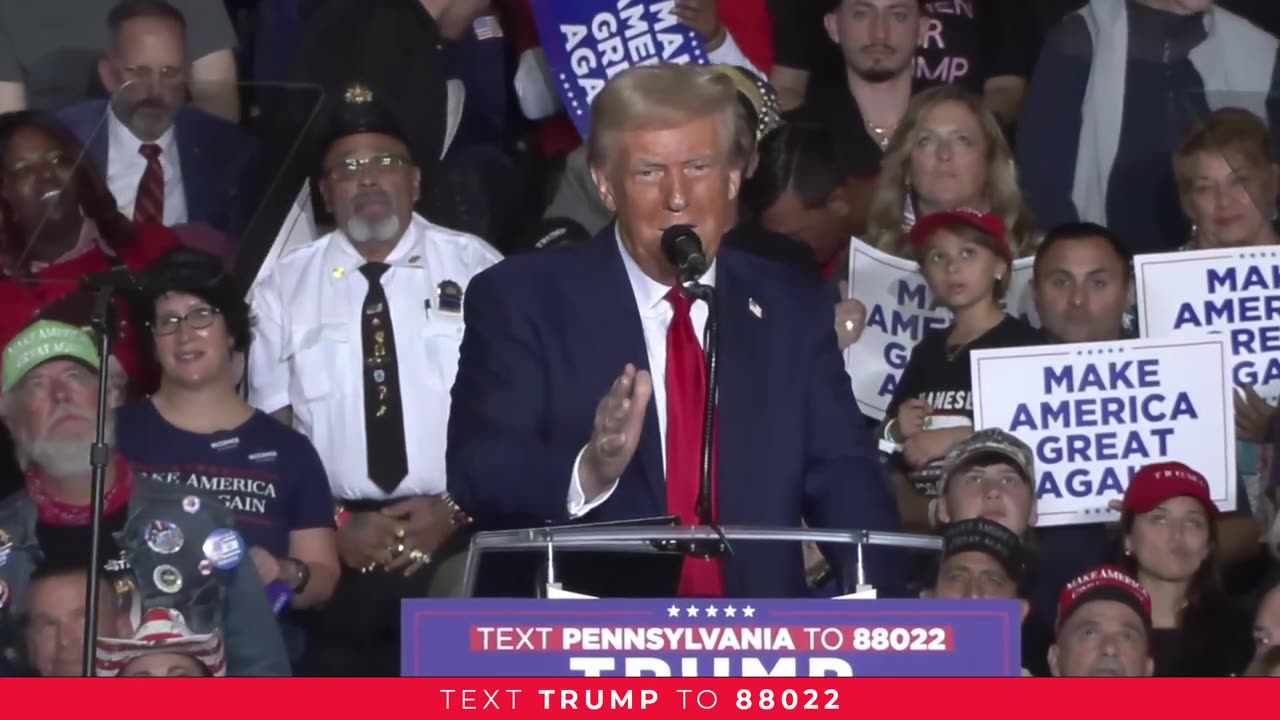 President Trump in Allentown, PA