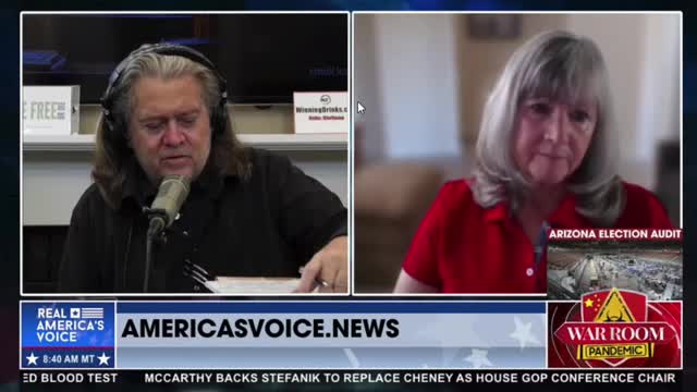 Elections Witness Jan Bryant Joins Steve Bannon to Talk About Maricopa County Election