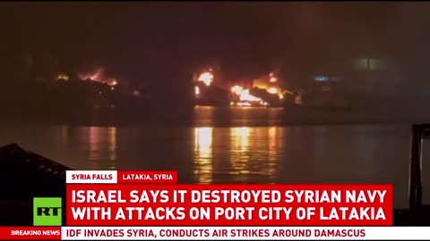 Israel confirms destruction of navy facilities in Syria’s Latakia